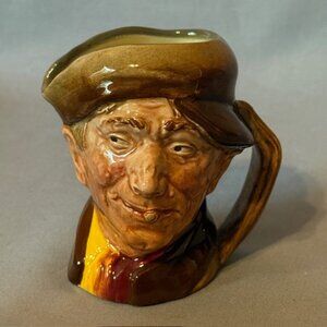 Vintage Royal Doulton Toby Mug Jug Cup Figurine England 1959 Arry Cigar Gift Man